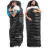 Мешок спальный NATUREHIKE CW400 NH18C400-D с гусинным пухом, размер М, желтый, 6927595761700